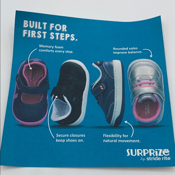 SURPRIZE BY STRIDE RITE PRE-WALKER BABY GIRL SHOES - Picture 13 of 14